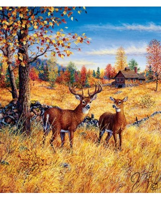 Puzzle Sunsout - Jeff Tift: Colors of Autumn, 550 piese (36507)