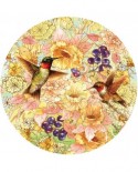 Puzzle rotund Sunsout - Giordano Studios: Hummingbirds and Berries, 1000 piese (37172)