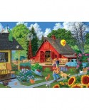Puzzle Sunsout - Joseph Burgess: Home from the Fair, 1000 piese (38919)