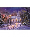 Puzzle Sunsout - Dominic Davison: The Old Christmas Church, 1000 piese (50041)