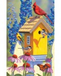 Puzzle Sunsout - Jeffrey Hoff: The Yellow Birdhouse, 550 piese (55975)