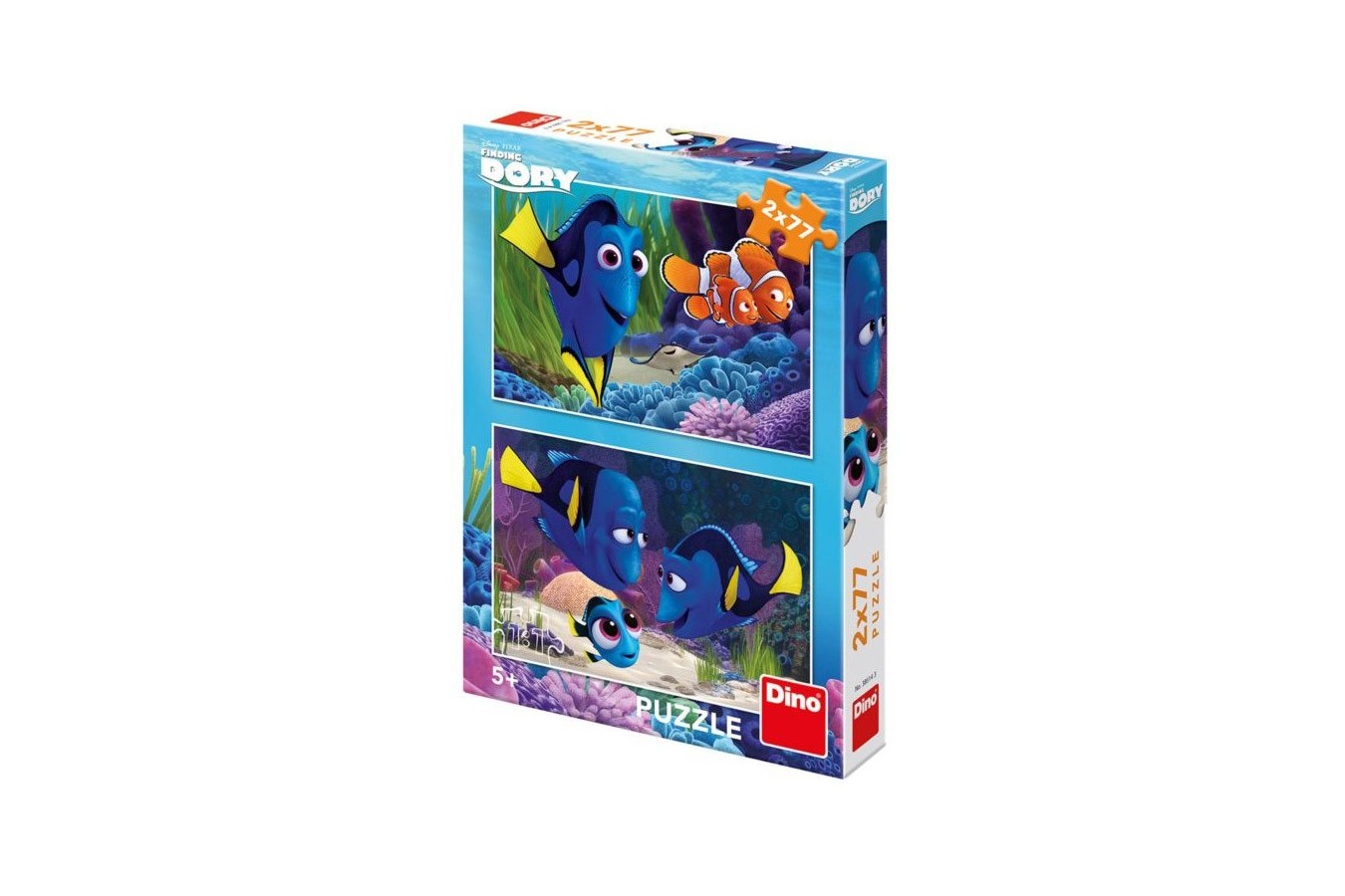 Puzzle Dino - Finding Dory, 2x77 piese (62904)