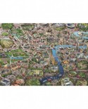 Puzzle Jumbo - Adrian Chesterman: Map of London, 1000 piese (11086)