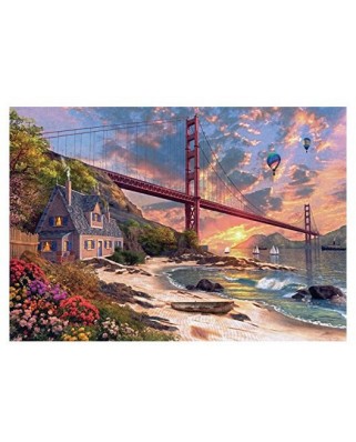 Puzzle Jumbo - Dominic Davison: Golden Gate Bridge, 1000 piese (18333)