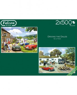 Puzzle Jumbo - Driving in the Dales, 2x500 piese (11215)