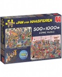 Puzzle Jumbo - Jan Van Haasteren: Jan Van Haasteren, 500/1000 piese (19058)