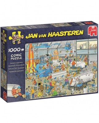 Puzzle Jumbo - Jan Van Haasteren: Technical Highlights, 1000 piese (19050)
