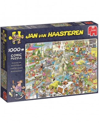 Puzzle Jumbo - Jan Van Haasteren: The Holiday Fair, 1000 piese (19051)