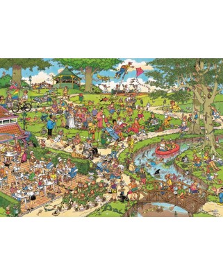 Puzzle Jumbo - Jan Van Haasteren: The Park, 1000 piese (01492)