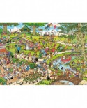 Puzzle Jumbo - Jan Van Haasteren: The Park, 500 piese XXL (19070)