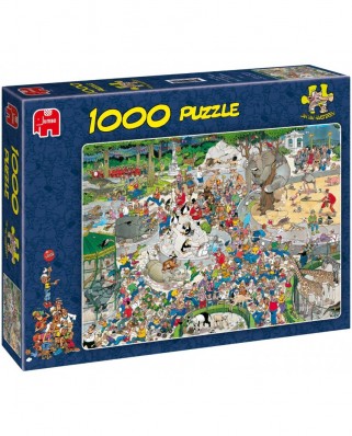 Puzzle Jumbo - Jan Van Haasteren: The Zoo, 1000 piese (01491)