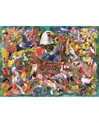 Puzzle Jumbo - Kingdom of Animals, 1000 piese (18568)
