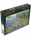 Puzzle Jumbo - Map of Europe, 1500 piese (11057)