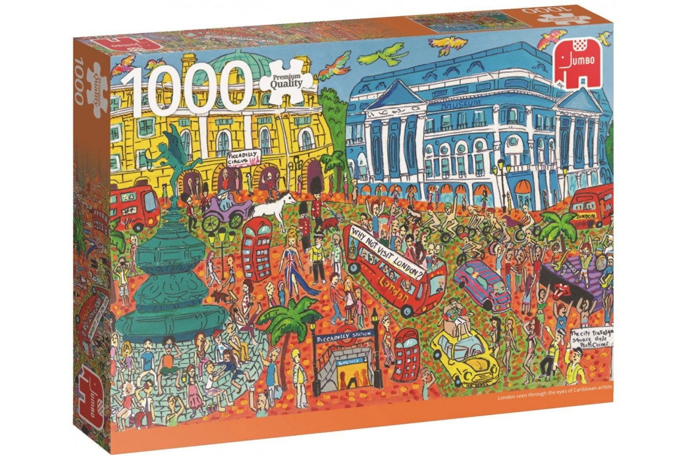 Puzzle Jumbo - Piccadilly Circus, London, 1000 piese (18563)