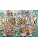 Puzzle Jumbo - Pieces of History - The Pirates, 1000 piese (19204)
