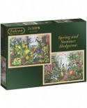 Puzzle Jumbo - Spring and Summer Hedgerow, 2x500 piese (11104)