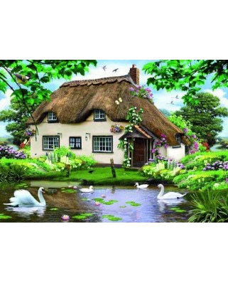 Puzzle Jumbo - Swan Cottage, 500 piese (11014)