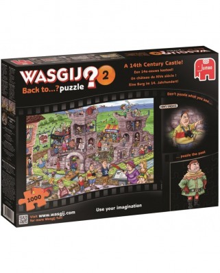 Puzzle Jumbo - Wasgij Back to... 2 - A 14th Century Castle!, 1000 piese (19123)