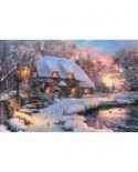 Puzzle Jumbo - Winter Cottage, 1500 piese (18526)