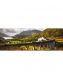 Puzzle panoramic Jumbo - Glennfinnen Railways, Scotland, 1000 piese (18521)