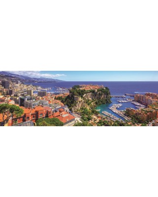 Puzzle panoramic Jumbo - Monte Carlo, Monaco, 1000 piese (18572)
