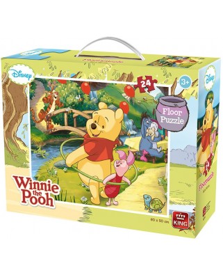 Puzzle de podea King - Winnie the Pooh, 24 piese XXL (05274)