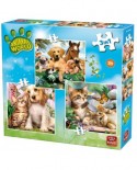 Puzzle King - Animal World, 4/9/16 piese (05323)