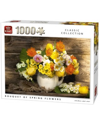 Puzzle King - Bouquet of Spring Flowers, 1000 piese (05646)