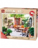 Puzzle King - Cafe Terrace in Europe, 500 piese XXL (05532)