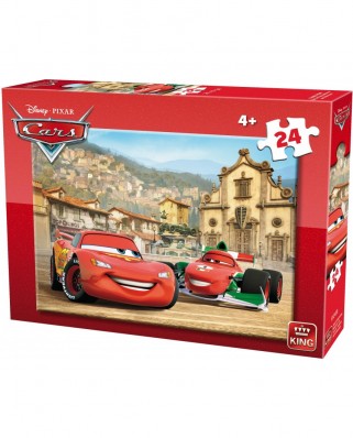 Puzzle King - Cars, 24 piese (king-Puzzle-05245-B)