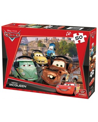 Puzzle King - Cars, 50 piese (05108-A)
