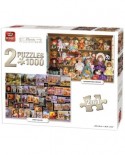 Puzzle King - Classic Collection, 2x1000 piese (05215)