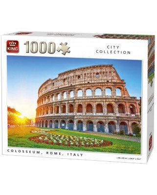 Puzzle King - Collosseum at Sunrise in Rome, Italy, 1000 piese (05655)