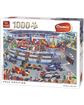 Puzzle King - Comic Puzzle - Pole Position, 1000 piese (05548)