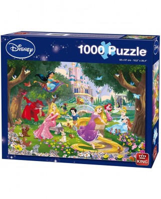 Puzzle King - Disney Princess, 1000 piese (05278)