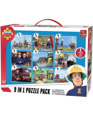 Puzzle King - Fireman Sam, 12/24/35/50 piese (05642)