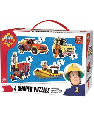 Puzzle King - Fireman Sam, 8/10/12/14 piese (05637)