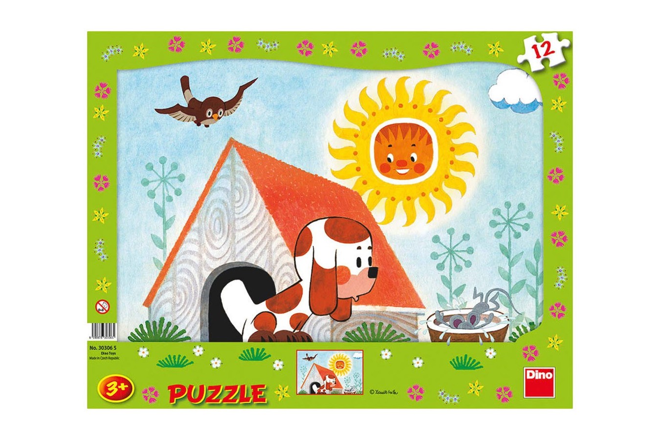 Puzzle Dino - Puppy, 12 piese (62851)