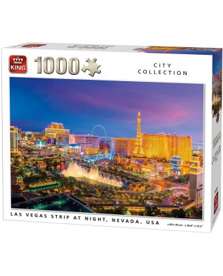 Puzzle King - Las Vegas, 1000 piese (05705)