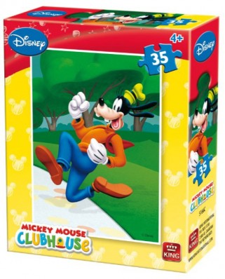 Puzzle King - Mickey Mouse Club House, 35 piese mini (5166-C)