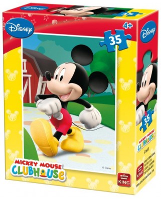 Puzzle King - Mickey Mouse Club House, 35 piese mini (5166-D)