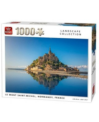 Puzzle King - Mont Saint-Michel, France, 1000 piese (05711)