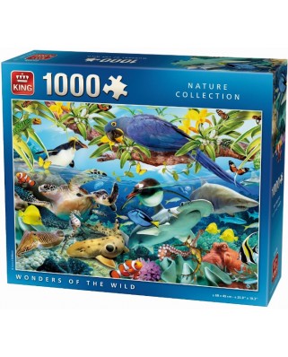 Puzzle King - Nature Collection - Wonders of the Wild, 1000 piese (05128)