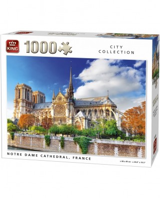 Puzzle King - Notre Dame de Paris, 1000 piese (05660)