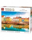 Puzzle King - Nyhavn, Copenhaguen, Denmark, 1000 piese (05704)