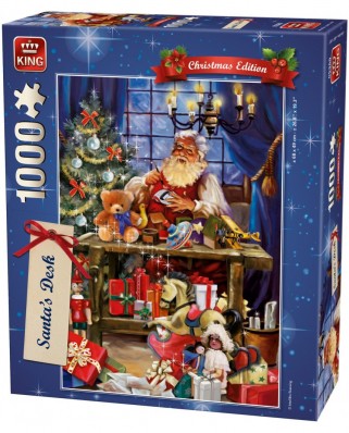 Puzzle King - Santa's Desk, 1000 piese (05360)