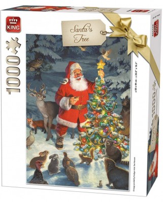Puzzle King - Santa's Tree, 1000 piese (05743)