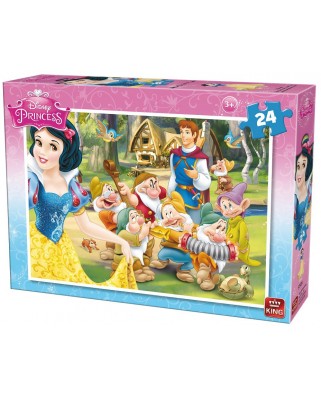 Puzzle King - Snow White and the Seven Dwarfs, 24 piese (05242-A)