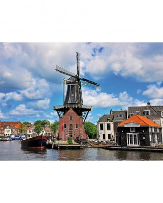 Puzzle King - Spaarne River Haarlem The Netherlands, 1000 piese (05353)