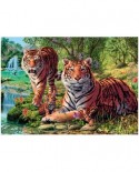 Puzzle Dino - Secret Puzzle - Tigers, 1000 piese (62966)